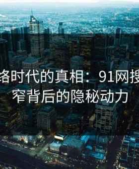 探寻网络时代的真相：91网搜索词变窄背后的隐秘动力