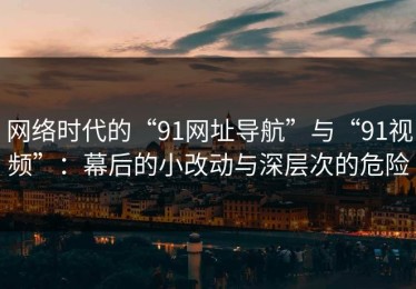 网络时代的“91网址导航”与“91视频”：幕后的小改动与深层次的危险