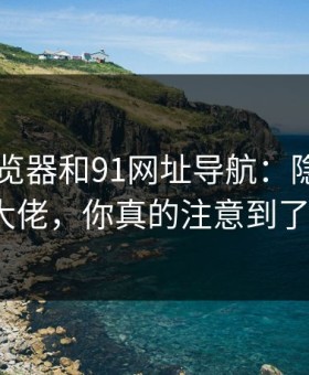 91网浏览器和91网址导航：隐藏的网络大佬，你真的注意到了吗？