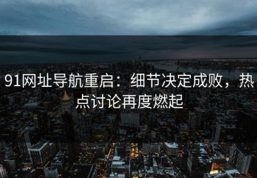 91网址导航重启：细节决定成败，热点讨论再度燃起
